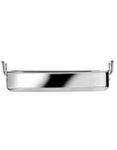 Le Creuset 3.8L Roasting Pan with Rack - Silver - 3.8 L