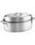 Wilton Polished S/S Oval Roaster with Rack - Silver
