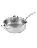Lagostina Ambiente 28cm sauté pan with helper handle and cover 5 L - Silver - 28