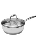Lagostina Ambiente 20cm (2 L) Saucepan with Egg Poacher Insert - Stainless Steel - 11