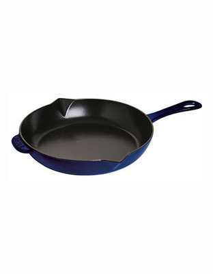 Staub 10 Inch Fry Pan - Dark Blue - 12 L