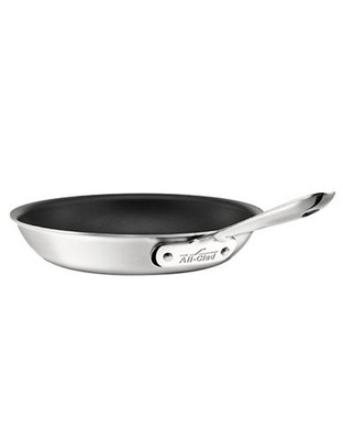 "All-Clad D5 10"" (25cm) Non-Stick Frying Pan - Silver"
