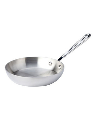 "All-Clad 7"" Stainless Steel French Skillet - Silver"