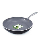 Green Pan Milan 3D 30cm Ribbed Open Fry Pan - Grey