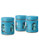Maxwell & Williams Cosmopolitan Colours Cannister Set of 3 - BLUE - 600 g