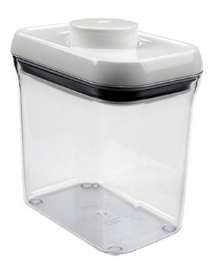 Oxo POP CANISTER RECTANGLE SHORT 1.5QT - Clear - 1.5