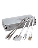 All-Clad BBQ Tool Set in Case - Silver