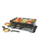 Swissmar 8 Person Eiger Raclette Party Grill with Reversible Cast Aluminum Non Stick Grill Plate - Black