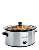 Rival Crock Pot 4.5 quart Stainless Steel Slow Cooker - Stainless Steel