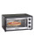 Paderno Six Slice Convection Toaster Oven - Black And Metal