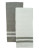 Jamie Oliver Set of 2 Terry Ribbed Towels - GREY