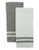 Jamie Oliver Set of 2 Terry Ribbed Towels - Grey