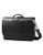 Samsonite Leather Flapover Briefcase - Black