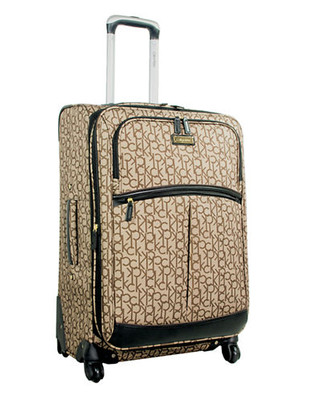 Calvin Klein Madison Signature 26 inch Suitcase - Khaki - 25