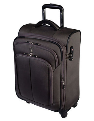 Travel Pro Connoisseur 22 inch Expandable Spinner Carry On - Brown - 22