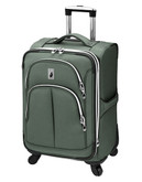 London Fog Coventry Pewter 21 inch Expandable Spinner Carry On - Pewter - 21