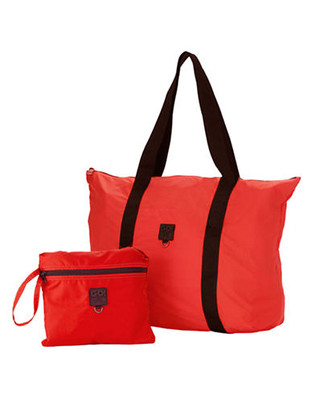 Travel Gear Go Sac Foldable Tote Bag - Red