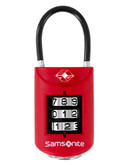 Samsonite Combination Lock - Red