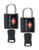 Samsonite Travel Sentry 2 Pack Key Lock - Black