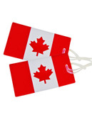 Samsonite 2 Pack Canadian Flag Luggage Tags - Red & White