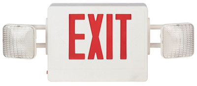 Economy Combo Exit Sign & Emergency Light