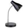 1-Light Touch Desk Lamp, Black Finish