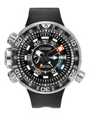 Citizen Mens Promaster Aqualand Watch with 200M Depth Meter - Black