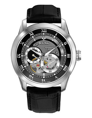 Bulova Men's Mechanical Watch - Black