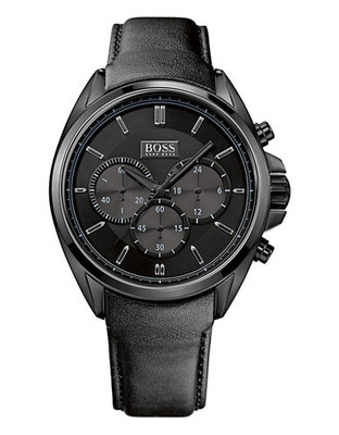 Hugo Boss Mens Driver Oversized Watch - Black