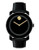 Movado Bold Men's Black and Gold Watch - Black/Gold
