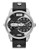 Diesel Mens Stainless Steel and Leather Watch - BLACK