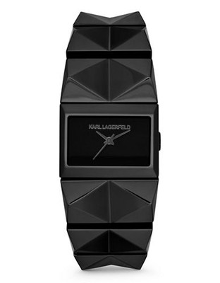 Karl Lagerfeld Karl Sleek Black Watch - Black