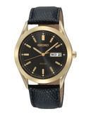 Seiko Men's Solar Watch - Black