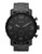 Fossil Nate Chronograph Stainless Steel Watch - Black - Black