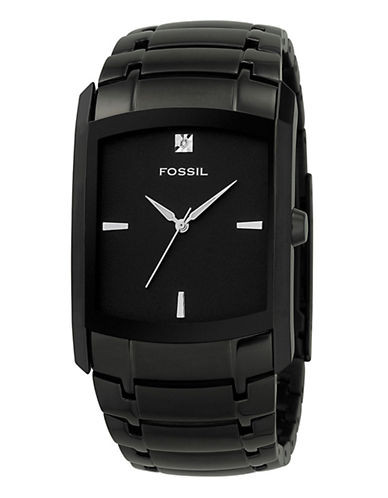 Fossil men's watch with diamond new arrivals