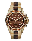 Michael Kors Stainless Steel Everest Chronograph Glitz Watch - Gold
