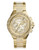 Michael Kors Gold Tone and Horn Acetate Glitz Camille Watch - Gold