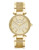 Michael Kors Horn Acetate and Gold Tone Stainless Steel Parker Chronograph Glitz Watch - Gold