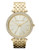 Michael Kors Mid Size Gold Tone Stainless Steel Darci Three Hand Glitz Watch - Gold