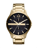 Armani Exchange Men's Gold watch - Gold