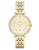 Fossil Jacqueline Three Hand Date Stainless Steel Watch Gold Tone - Gold
