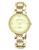Anne Klein Gold tone link band watch with diamond on the dial - Gold