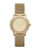 Dkny Womens  Gold Plated Analog With Mesh Strap Watch - Gold