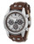 Fossil Mens  Tan Dial With Brown Leather Strap Watch - Brown