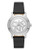 Dkny Womens Standard Leather Strap Watch - BLACK