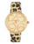 Betsey Johnson Patent Leather Strap Watch - Leopard