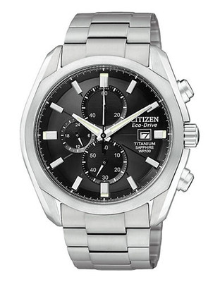 Citizen Men's Eco-Drive Titanium Watch - Silver