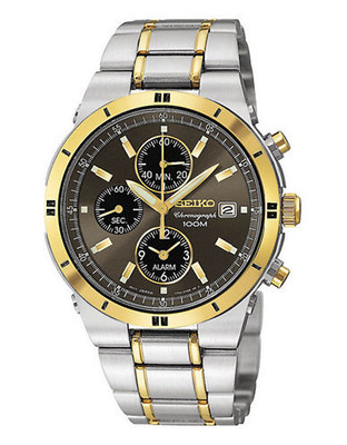 Seiko Men's Chronograph Watch - Two Tone