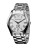 Emporio Armani Men's Large Round Silver Bracelet Watch - SILVER