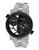 Kenneth Cole New York Men's Transparent Watch with Stainless Steel Link Strap - Silver